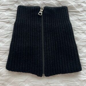 Armani Exchange Black Snood (dickie or turtleneck scarf)